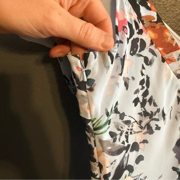 Free People Floral Watercolor Maxi Dress Size 12 - Picture 11 of 11